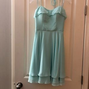 Morilee Ruffled Chiffon Dress